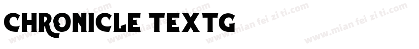 chronicle textg字体转换